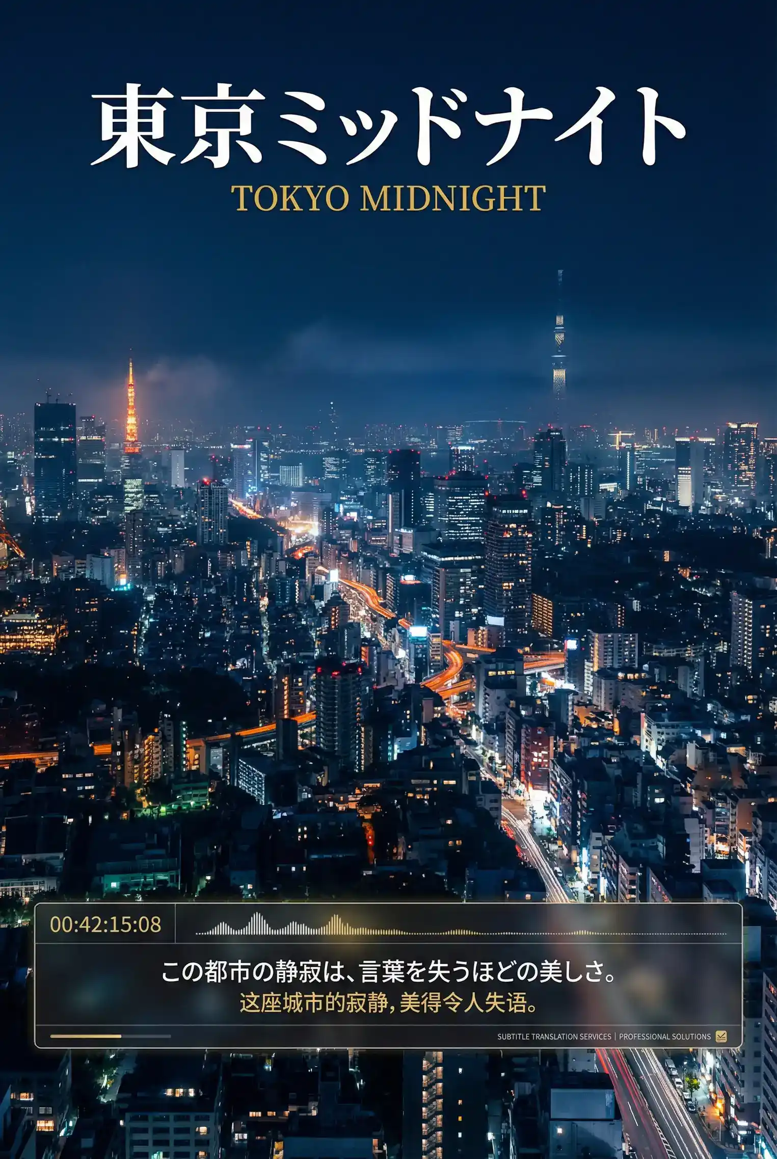 Tokyo Midnight 日语中文双语字幕 - 佐山爱 最新译制